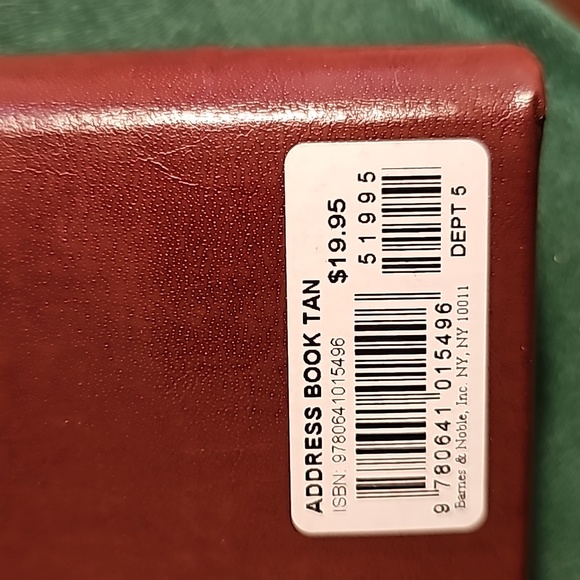 Vintage Leather Address Book - Picture 3 of 7